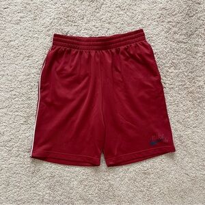 Pre-OWNED Nike SB Dri-FIT Skateboard Mesh Shorts Red Running Gym Athletic Medium